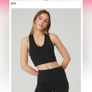 NWOT ALO YOGA RIBBED TOP XS - never worn